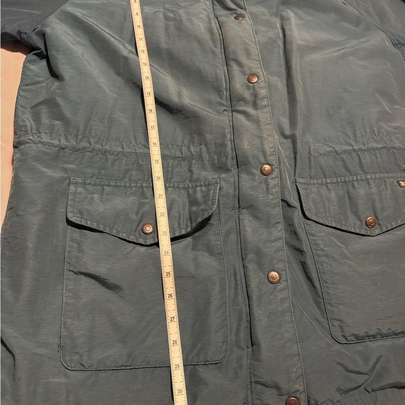 Woolrich L Vintage Y2K Wool Blend Lined Parka Barn Chore Coat Hood Grunge 90s - Picture 8 of 11